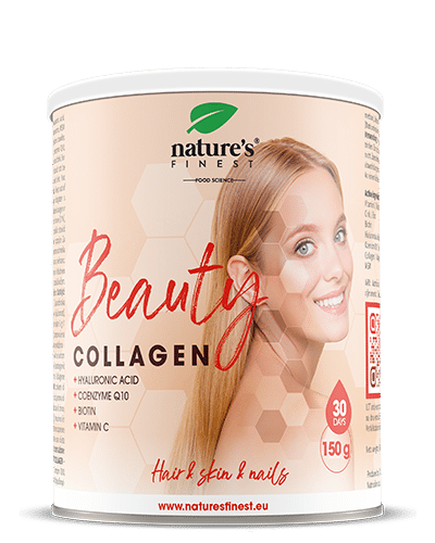 Beauty Collagen , ενυδατώνει και προλαμβάνει τις ρυτίδες , Πεπτίδια κολλαγόνου από θαλάσσιο κολλαγόνο , Κολλαγόνο, υαλουρονικό οξύ, Q10 , 240 γρ