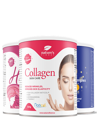 Collagen SkinCare + Hair Vitamins + Golden Q10 - Nature`s finest