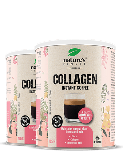 Collagen Coffee 1+1 , Καταπολέμησε τις ρυτίδες , Κολλαγόνο , Υαλουρονικό οξύ , Βιοτίνη , Ενυδάτωση του δέρματος , Μείωση των ρυτίδων ,  250g