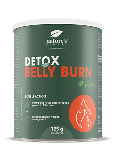 Detox Belly Burn , Εξουδετερώστε το Επίμονο Λίπος της Κοιλιάς , Απώλεια Βάρους , Αποτοξίνωση του Ήπατος , Αγκινάρα , Τσουκνίδα , Chlorella , 125g
