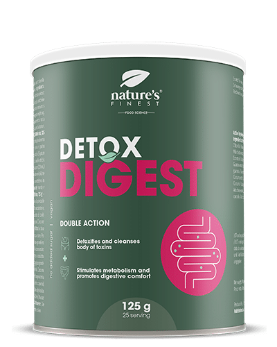 Detox Digest , Αποτοξίνωση και χάσιμο βάρους , Απομακρύνει τις τοξίνες , Προωθεί την άνεση , Αφαιρεί τα βαρέα μέταλλα , Καθαρίζει το σώμα , 125g