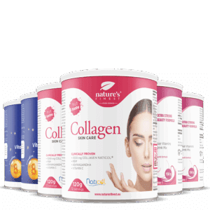 2x Φροντίδα του δέρματος με κολλαγόνο + 2x Hair Vitamins + 2x Golden Q10 πακέτο
