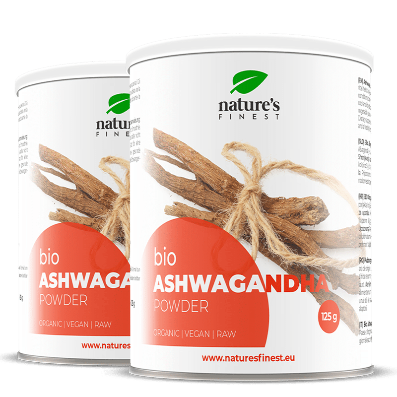 Ashwagandha Powder Bio | 1+1 Free | 100% Organic | Stress Relief | Anti-Aging | Natural Relaxation | Burnout Protection