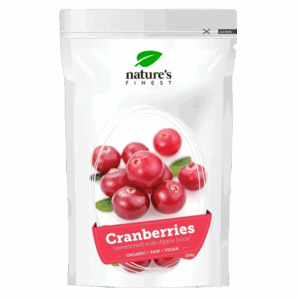 Βιολογικά κράνμπερις ζαχαρωμένα με χυμό μήλου