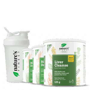 Liver + 2x Detox + NF shaker πακέτο