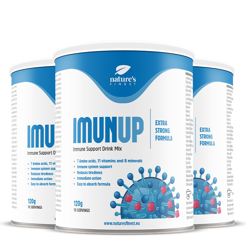 Imunup | 2+1 Δωρεάν | Εντατικό Σύστημα Ανάπτυξης | Υποστήριξη Ανάπτυξης | Ενίσχυση Ανοσίας | L-αργινίνη, L-γλουταμίνη | Αντι-Παθητικό | 240 γ