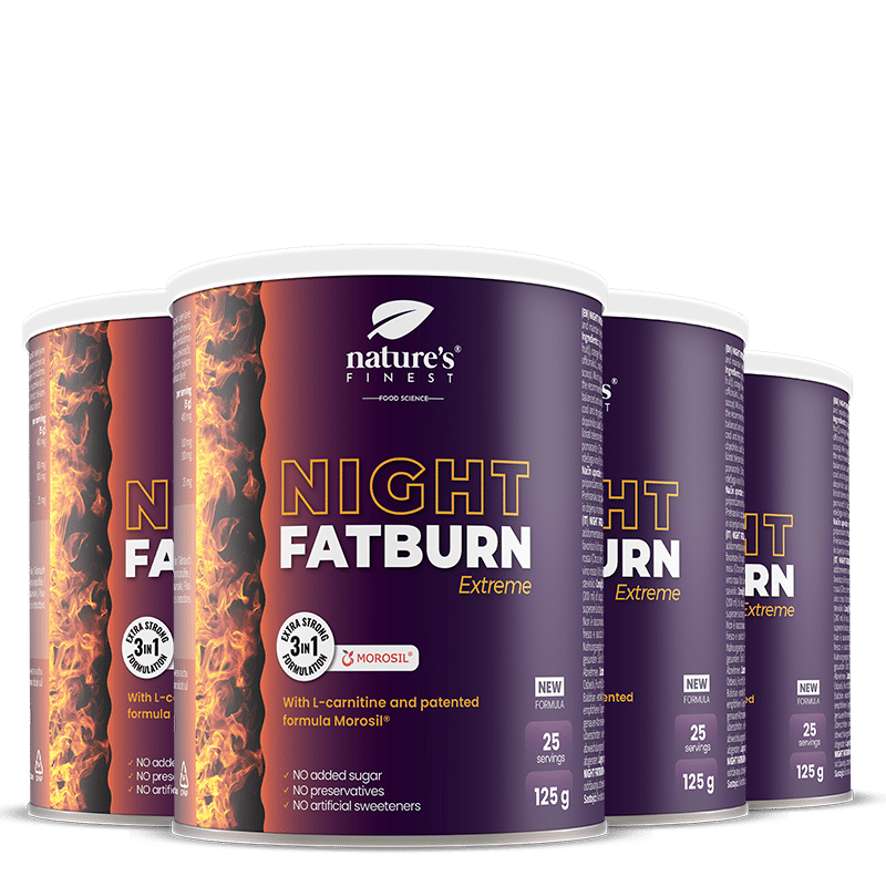 100% Morosil® | 4x Night FatBurn Extreme® από την Nature's Finest | Καλύτερα Νυχτερινά Προϊόντα Αδυνατίσματος στο Ηνωμένο Βασίλειο | Οργανικό