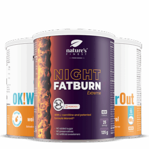 Night FatBurn Extreme + 2x OK!WaterOut πακέτο