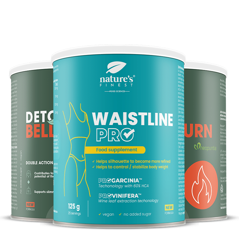 Waistline PRO + 2x Detox Belly Burn πακέτο