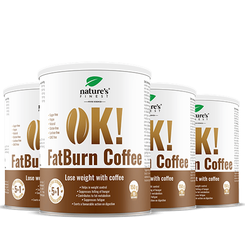 100% Καφές FatBurn | 4x OK!FatBurn® | Με ID-Alg® και L-Καρνιτίνη | Καλύτερα προϊόντα απώλειας βάρους στην Ελλάδα | από την Nature's Finest