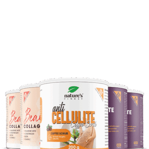 2x Cellulite PRO + 2x Beauty Collagen with Hyaluron + Anti Cellulite Coffee Scrub πακέτο